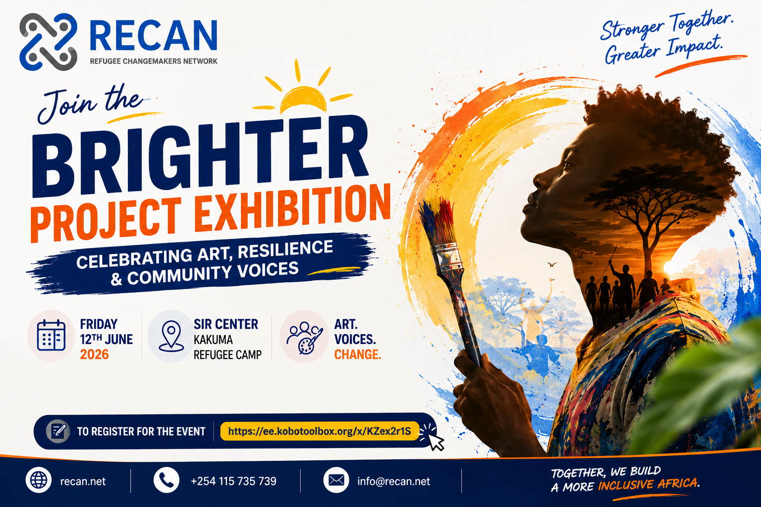 Joins the Brighter Project Exhibition to Celebrate Art, Resilience, and Community Voices